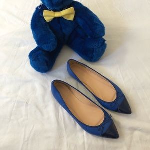 J crew Blue Ballerina shoes💙New